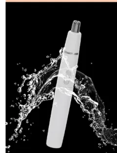Men's Trimming Scissors Shave Nostril Hair Machine Cleaning - White - View 1