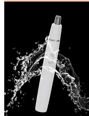 Men's Trimming Scissors Shave Nostril Hair Machine Cleaning White - Shop at LoveMi