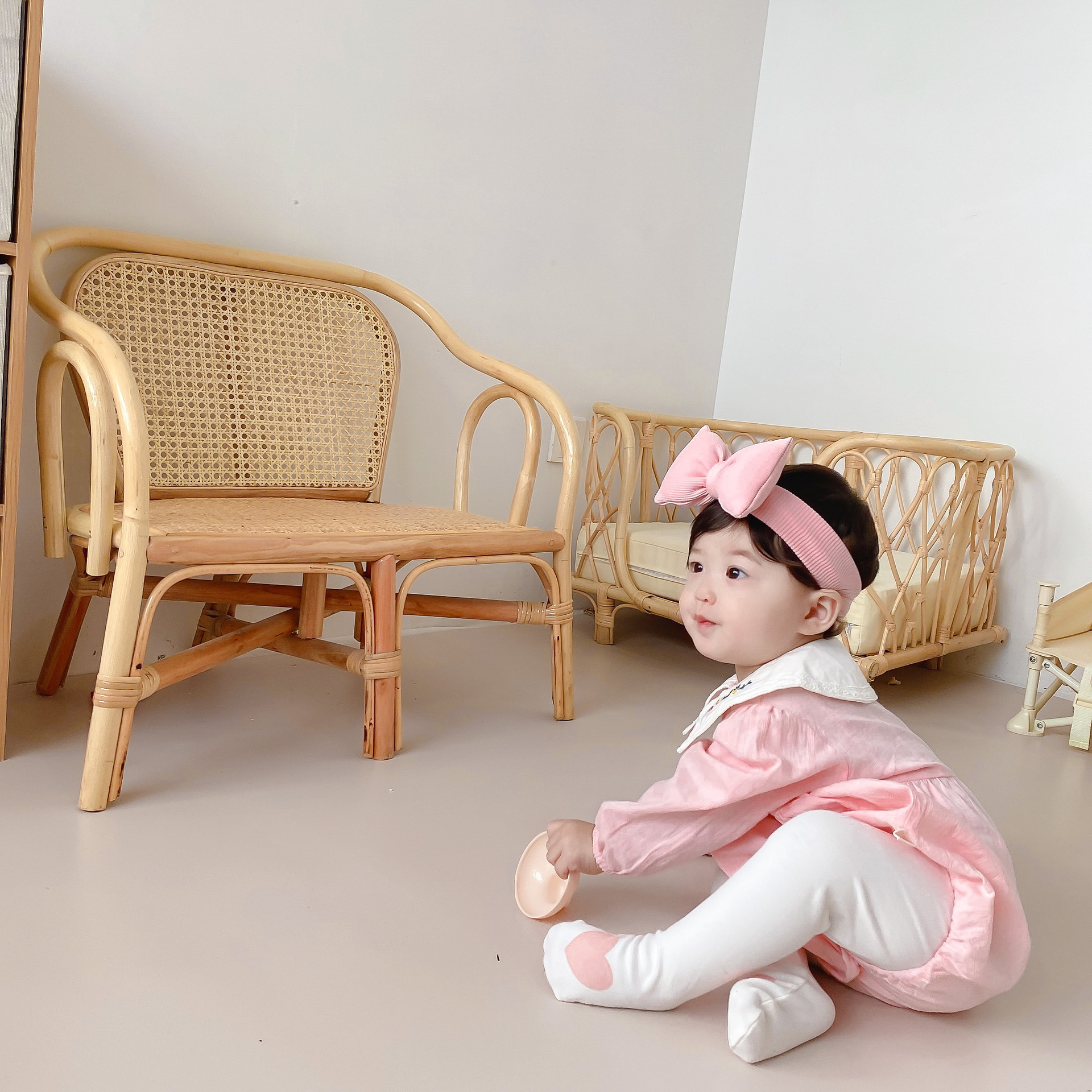 Short-sleeved Baby Romper Cute Embroidery Cotton Baby One-piece Romper
