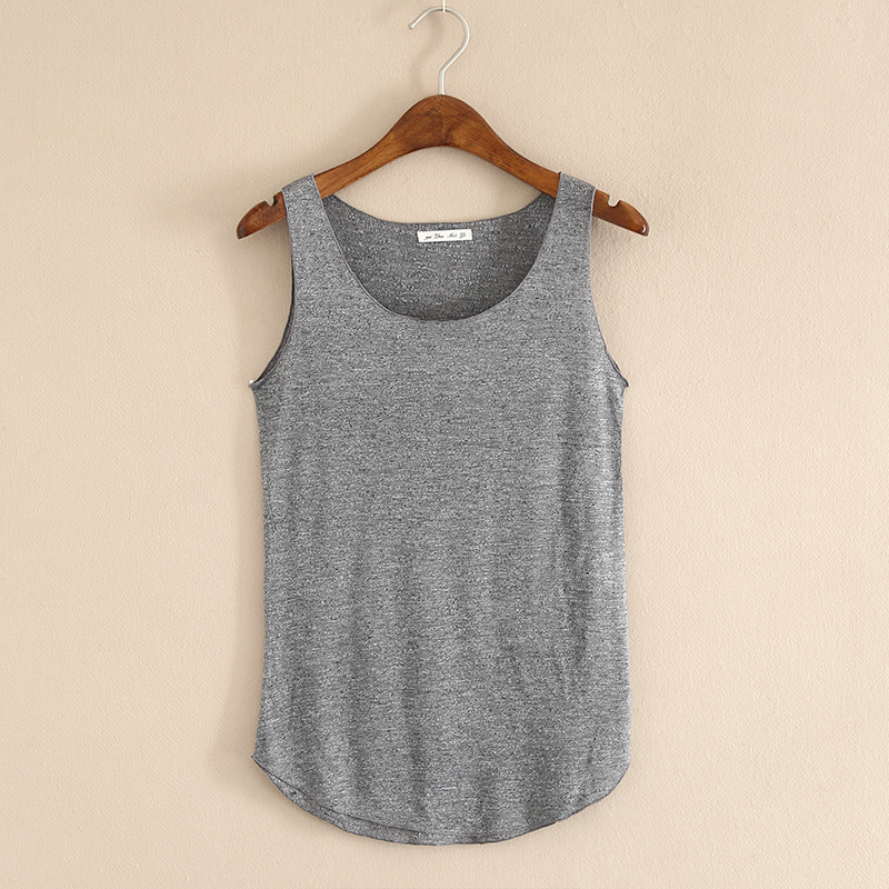 Title 13, Slim-fit U-shaped Sleeveless Bottoming Shirt