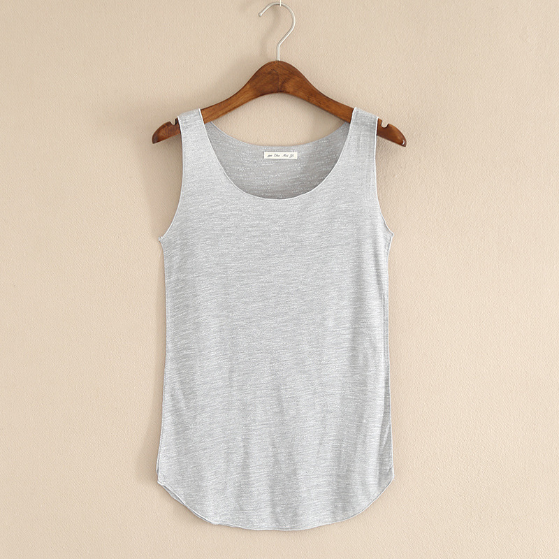 Title 11, Slim-fit U-shaped Sleeveless Bottoming Shirt