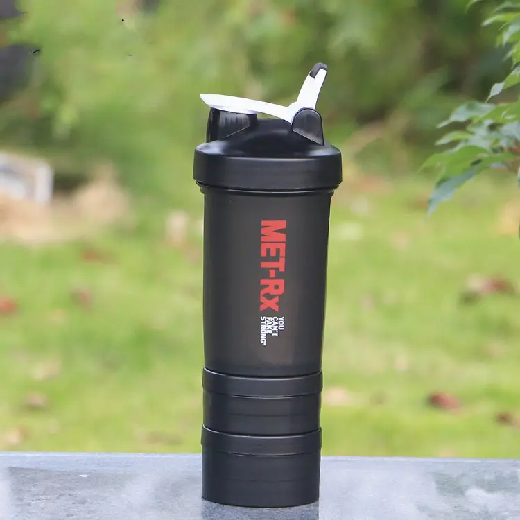 Custom Eco-Friendly 17oz BPA Free Plastic 3 Layers Fitness