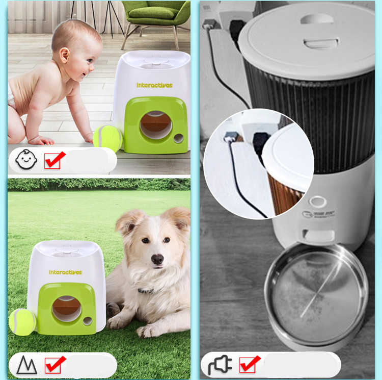 Tennis Automatic Food Spill Reward Machine Serve Pinball