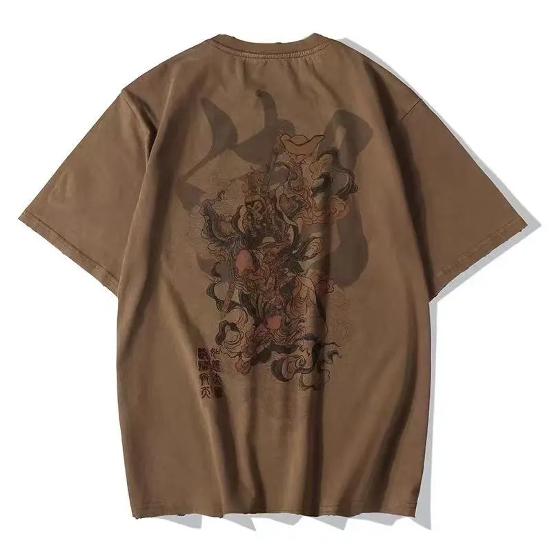 Monkey King Monkey King Embroidery Pattern - Coffee