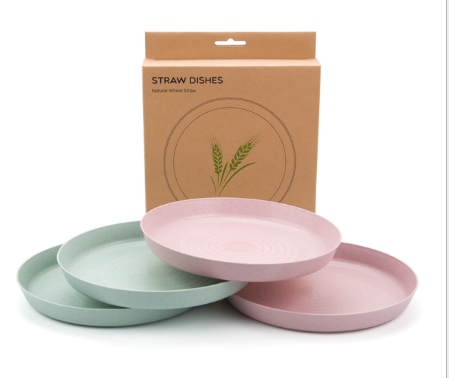 Plate2 pink2 green kraft