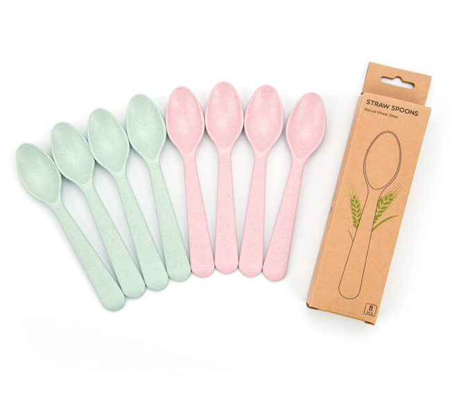 Spoon4 pink4 green kraft