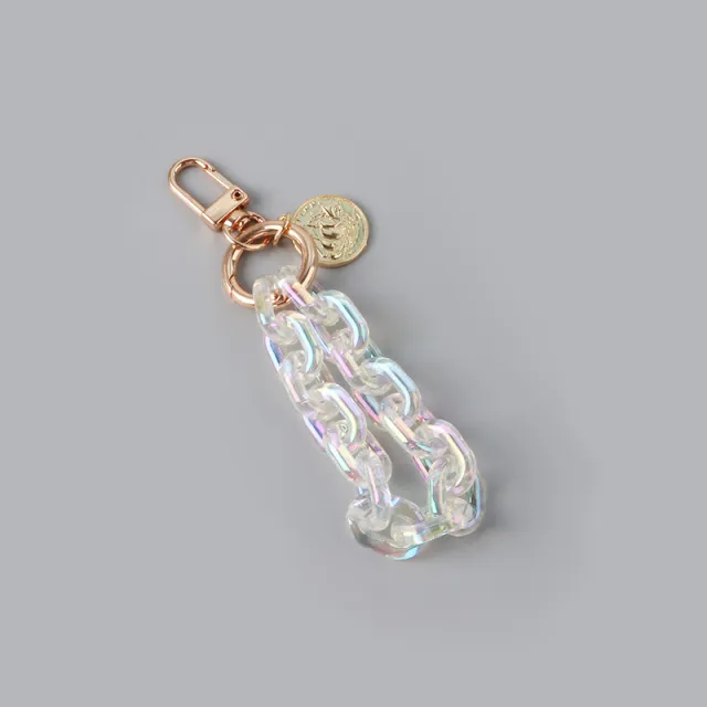 Alloy Listing Keychain Colorful Buckle Chain Key Pendant Pendant 1 Style - Shop at LoveMi
