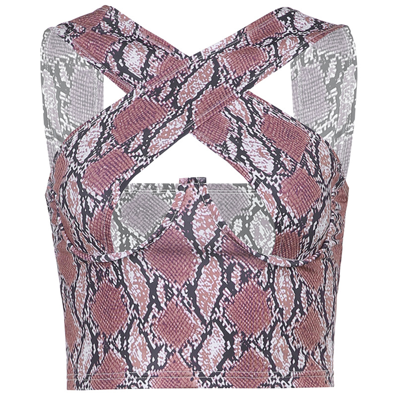 Title 5, Sexy Criss-Cross Wrap Chest Top Clubwear Hollow...