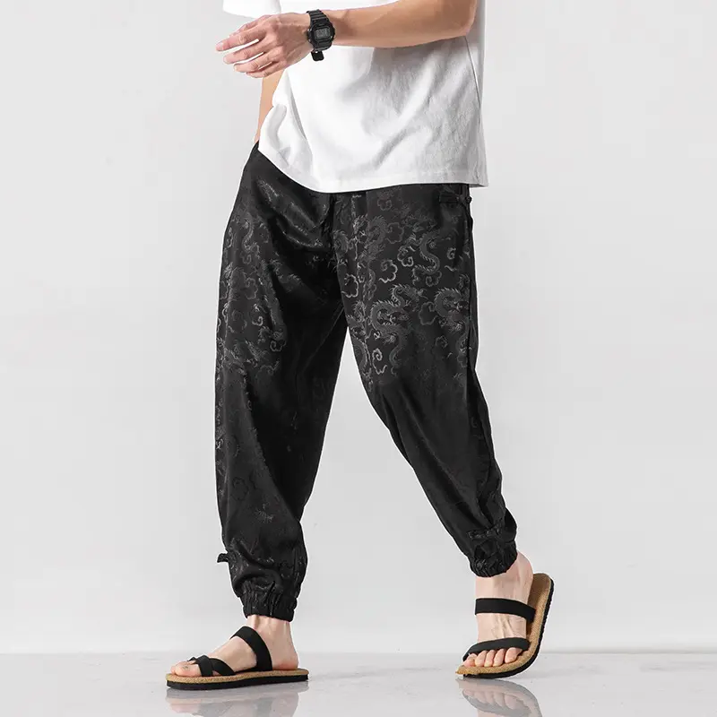 Chinese Style Men's Casual Pants Summer