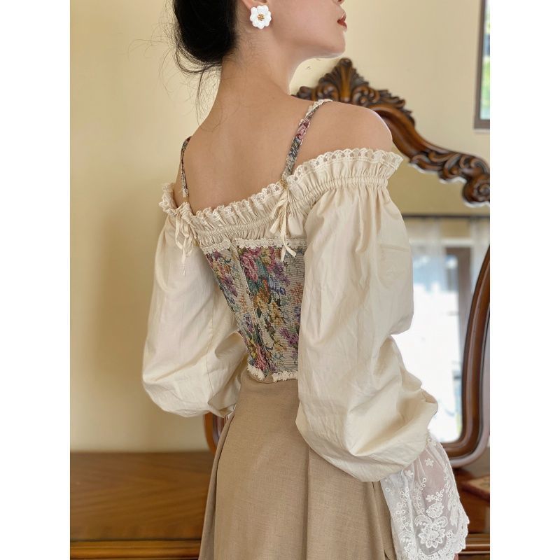 Camisole Women's Retro Design Sense Careful Machine, Sexy, Thin, Western