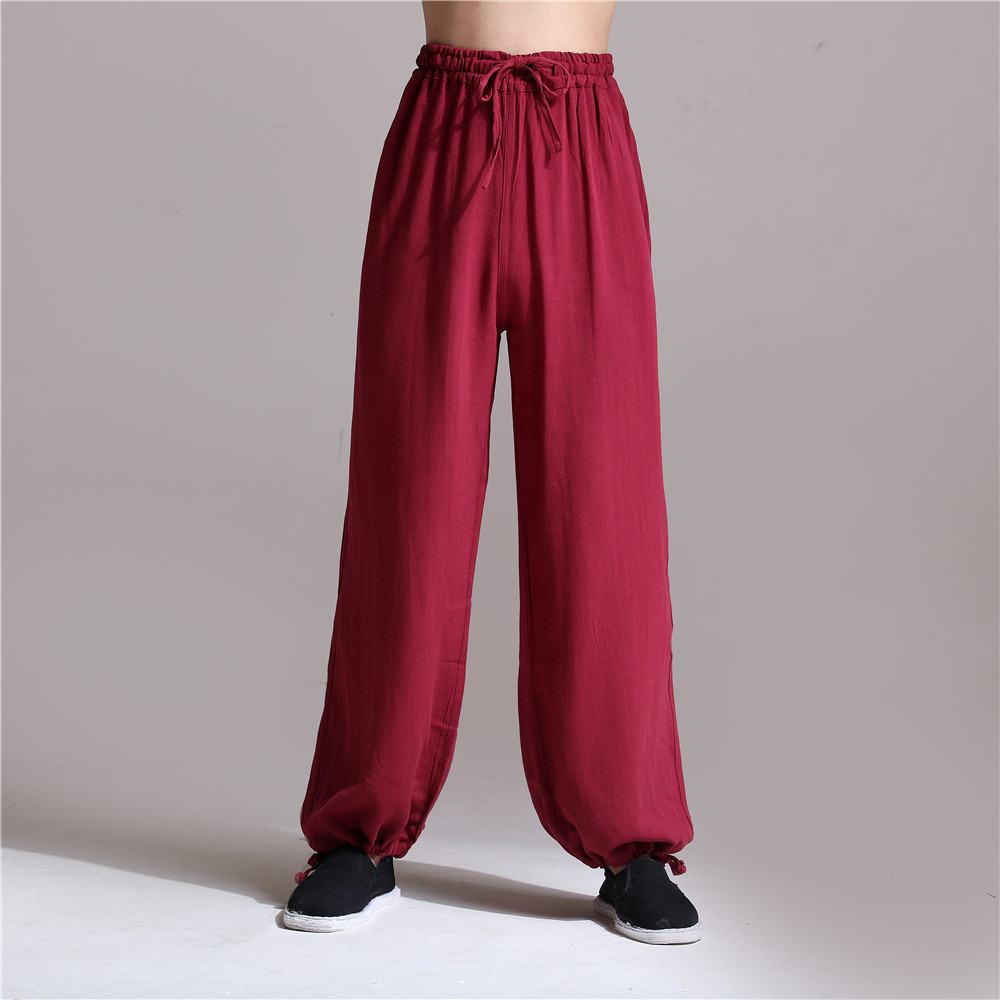 Title 2, Casual Trousers Linen Wide-leg Pants Bloomers