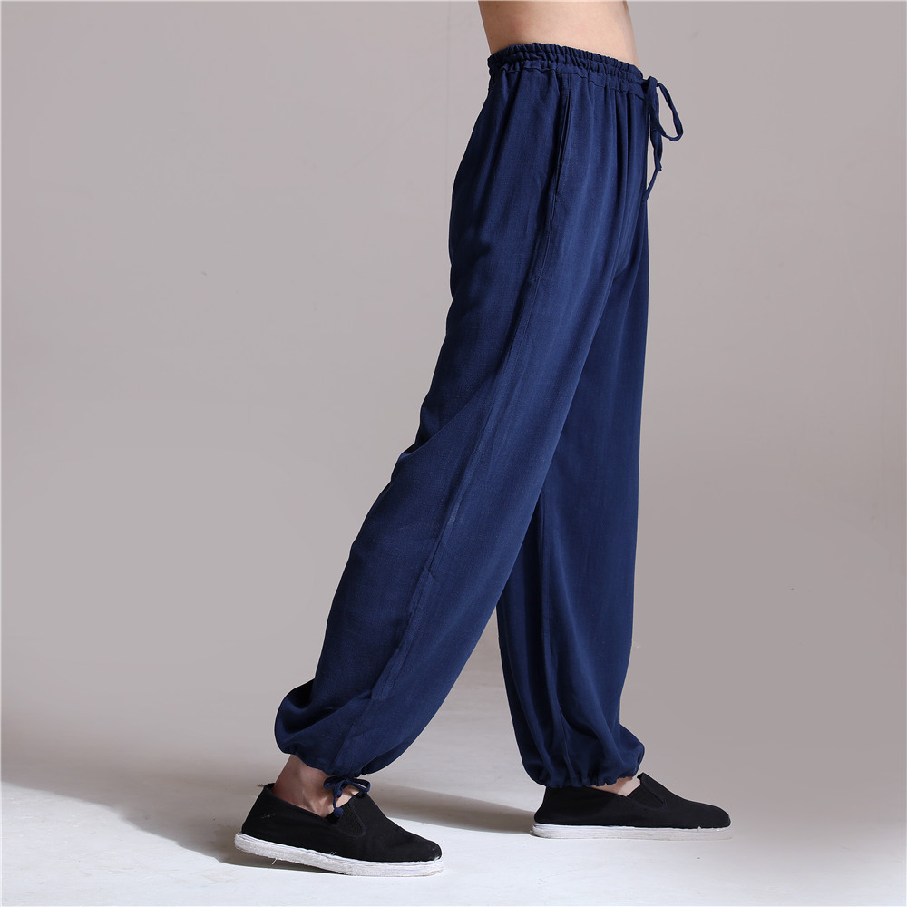 Title 5, Casual Trousers Linen Wide-leg Pants Bloomers