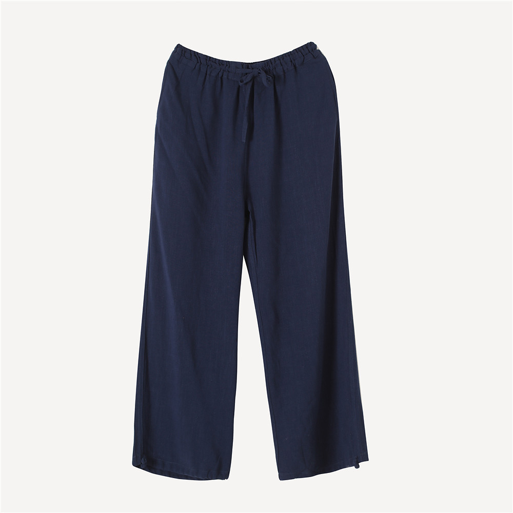 Title 6, Casual Trousers Linen Wide-leg Pants Bloomers