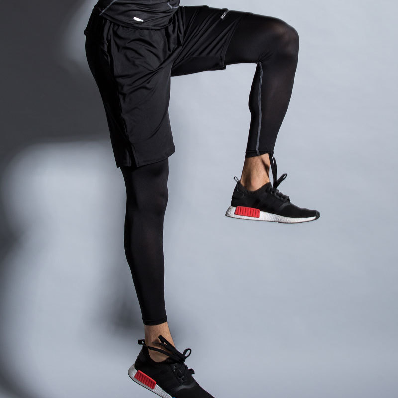 Spring And Summer Men's Sports Tights Basketball Running Sports Pants Fitness Stretch Compression Pants