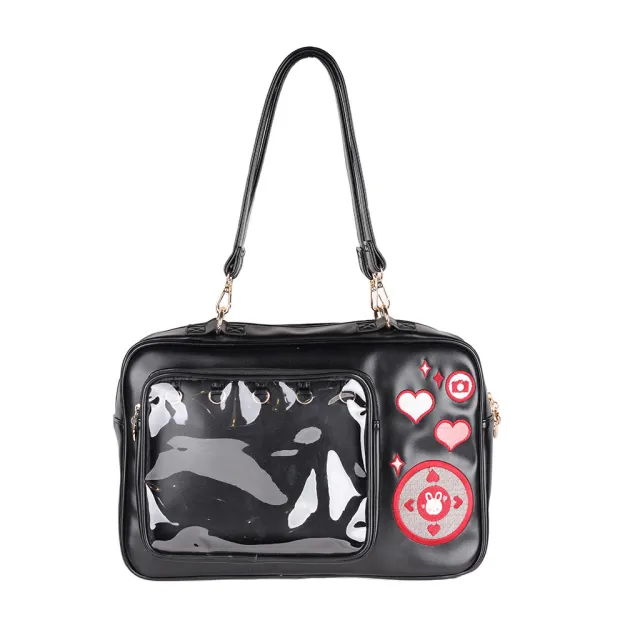 Original Design Girl Camera Lolita Pain Bag Daily JK Uniform Bag Shoulder Messenger Black - Shop at LoveMi