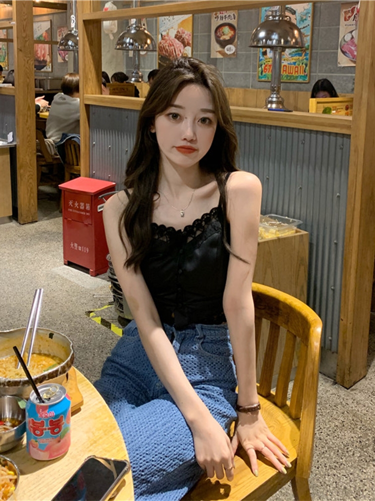 White Hot Girl Style French Lace Sling