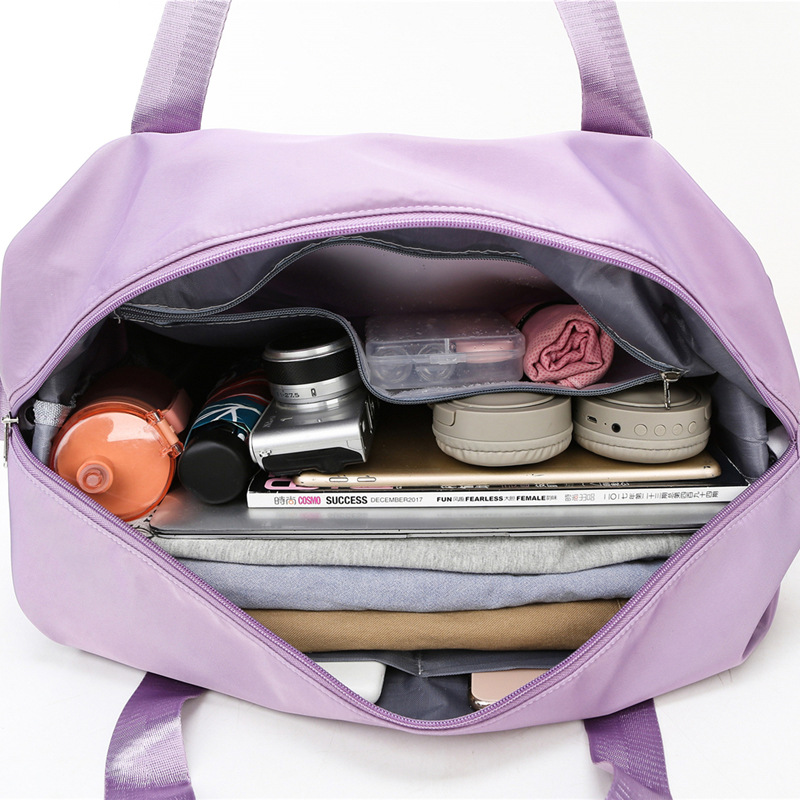 Double-layer Travel Bag Water Repellent Oxford Cloth Portable Women