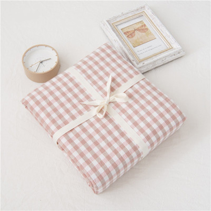 Washed Cotton Single Quilt Cover Without Printing Cotton Single Quilt Cover