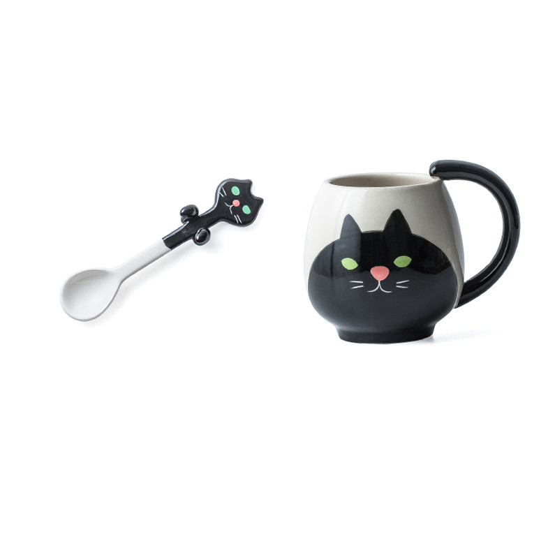 Creative Cartoon Ceramic Water Cup Mark