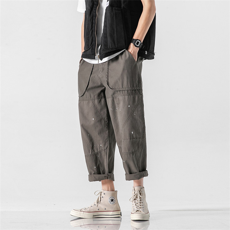 Title 3, Mens Casual Pants with Loose Stitching Relaxed...