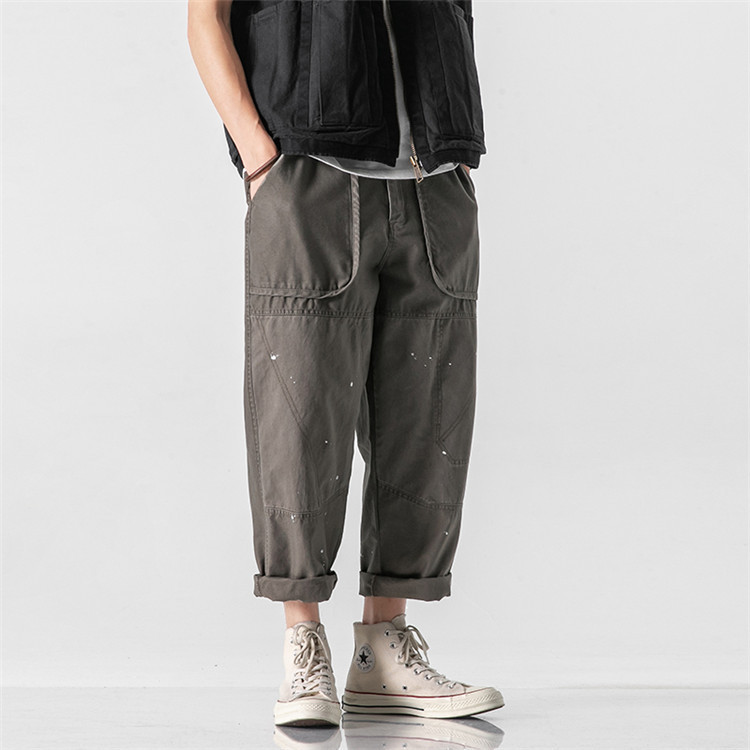 Title 5, Pantaloni casual da uomo con cuciture larghe