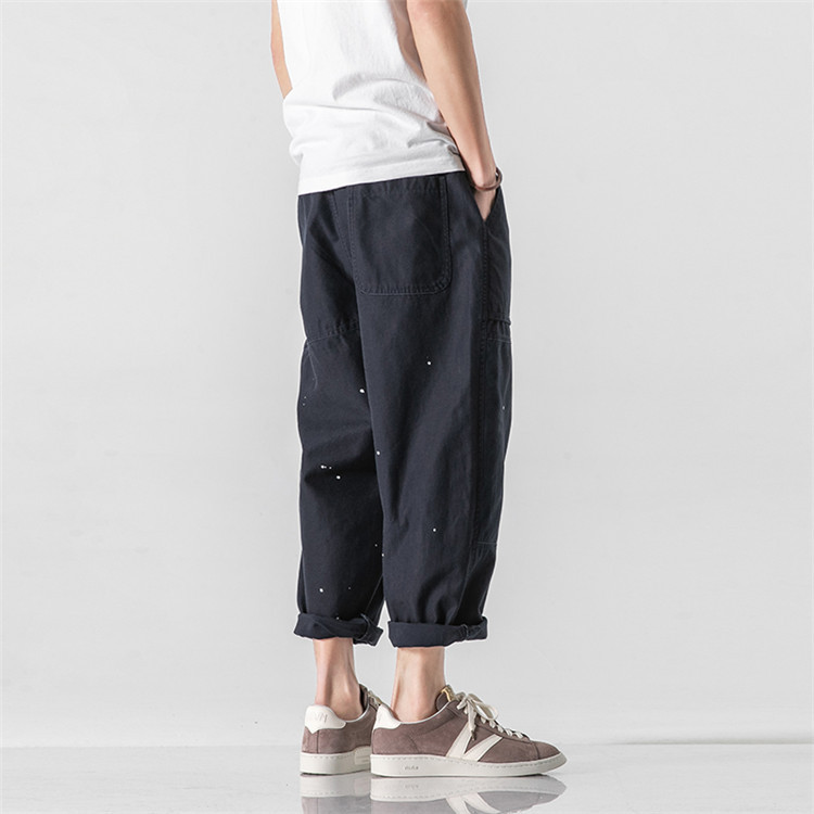 Title 2, Mens Casual Pants with Loose Stitching Relaxed...