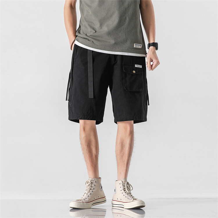 Retro Loose Young Men's Five-quarter Pants