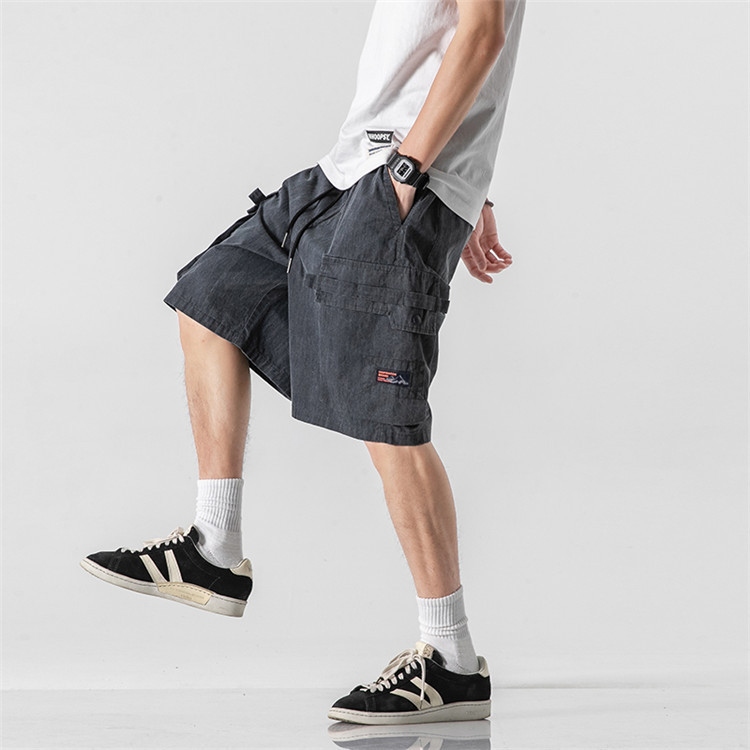 Title 6, Trend Herren-Shorts, einfarbig, gewaschen im Re...