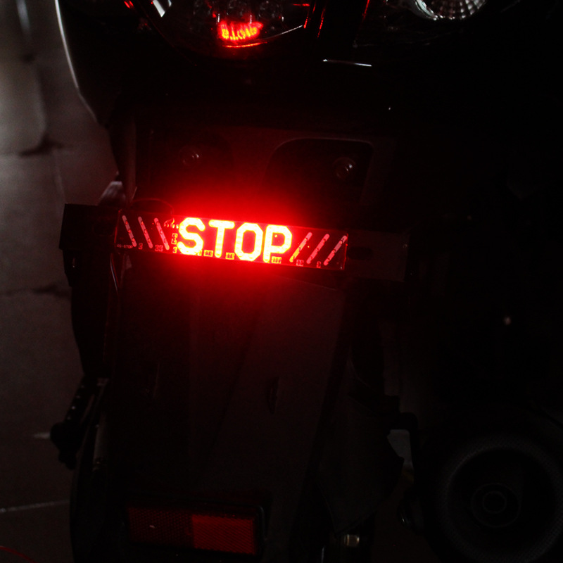 Motorcycle WISP Modified Tail Light LED Brake Light — foto 5