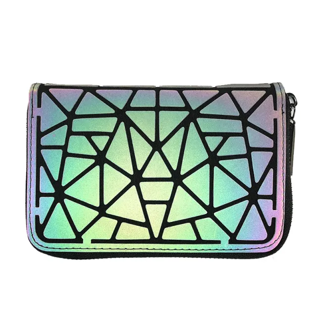 Women's bag Japanese fashion chain single shoulder diagonal package luminous gleam wallet clutch - Shop at LoveMi