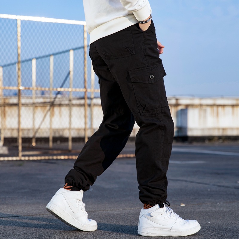 Men's Workwear Trousers Spring And Autumn Loose And Straight