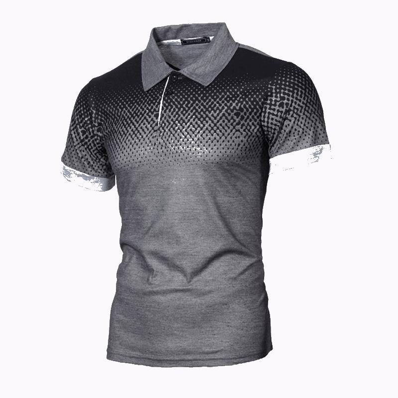 Popular Fashion Men's Shirt Polo Shirt Light Board Advertising Campaign Work Clothes