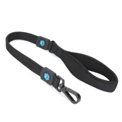 Leash For Short Traction For Small, Large And Medium-sized Dogs, High Elastic Dog Leash - Black - View 1