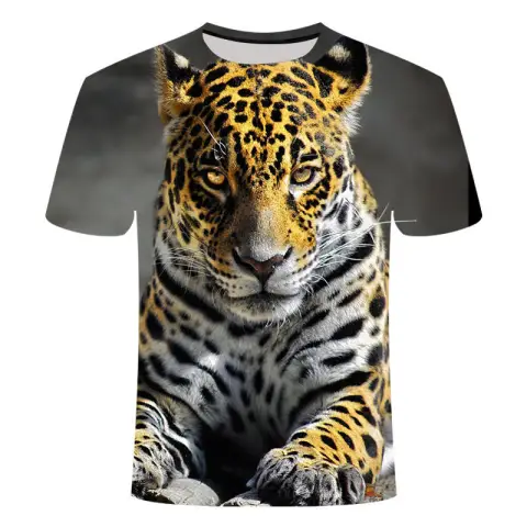 Lion Anime 3d Printed T-shirt