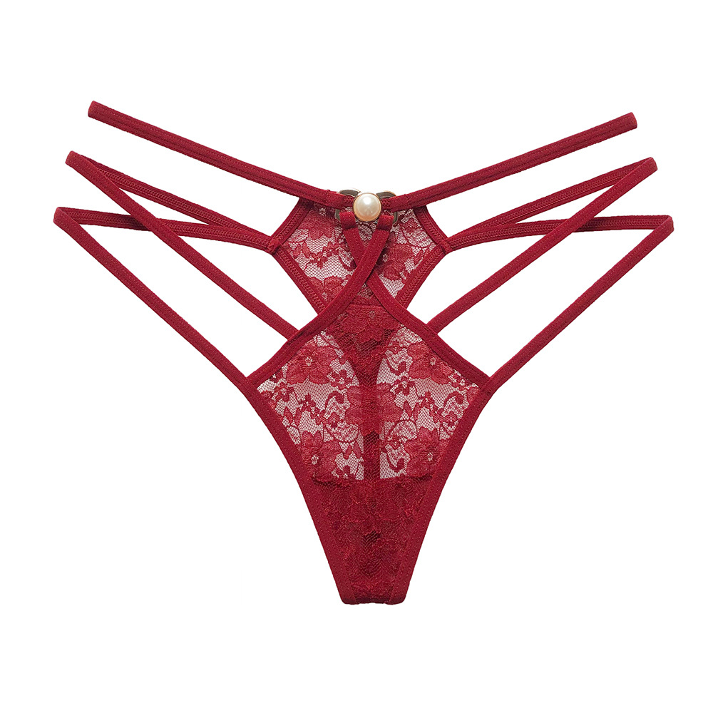 Title 2, Sexy Damen-String aus besticktem Mesh – Verführ...