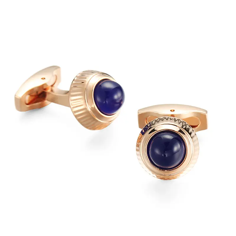 French Shirt Cufflinks Copper Material Gold