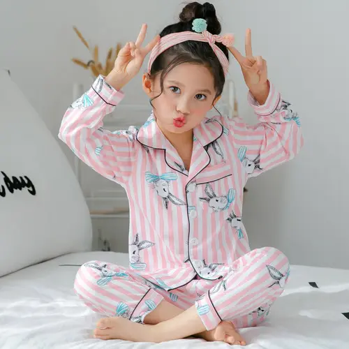 Children's Clothing Girls Cute Printing Long-sleeved Home