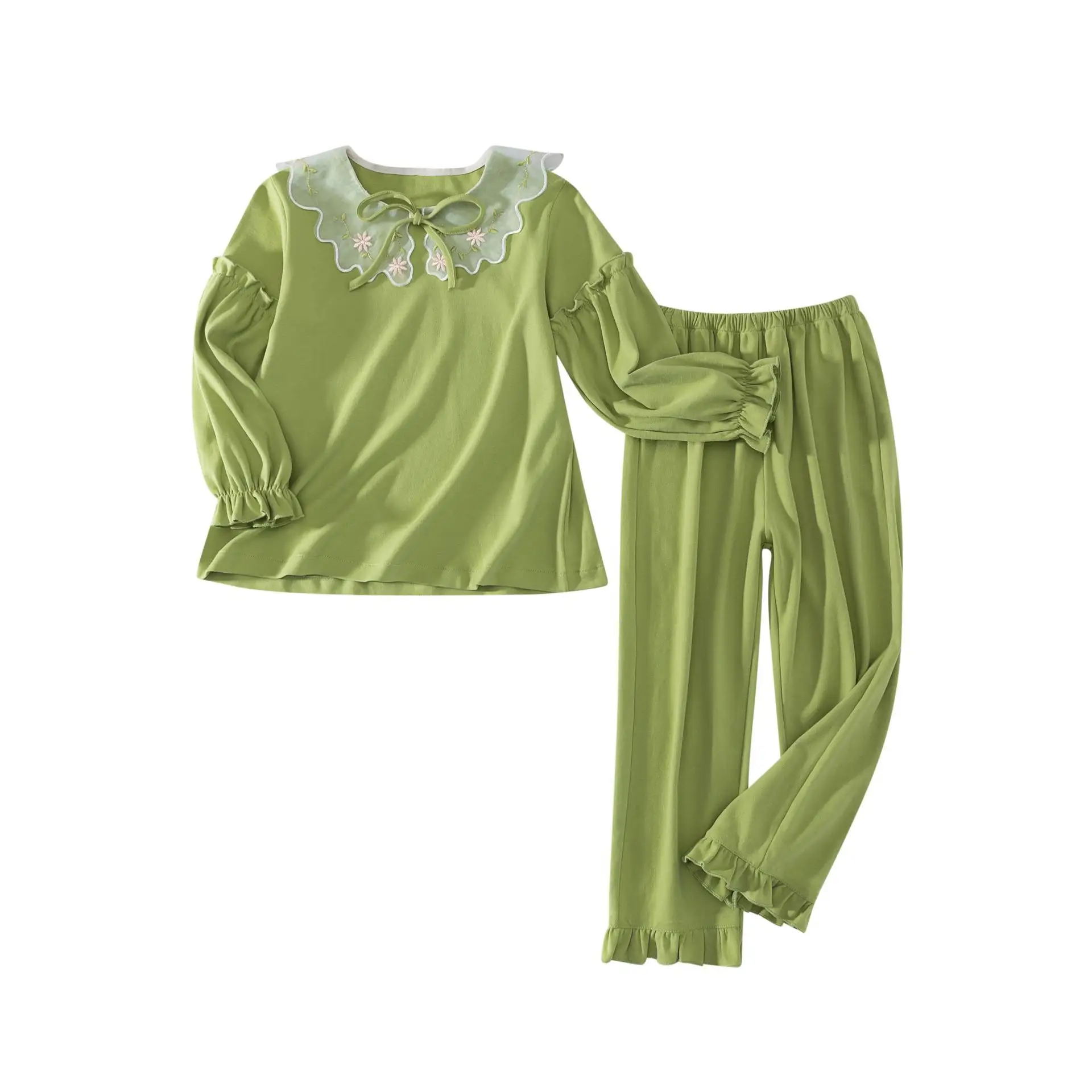Children''s Pajamas Spring Autumn Girls'' Cotton Long