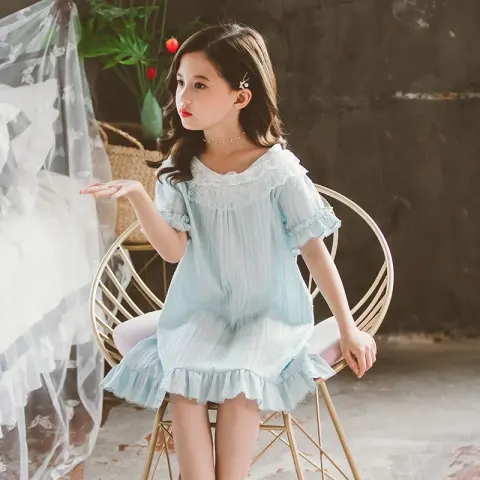 Children's Short-Sleeved Nightdress