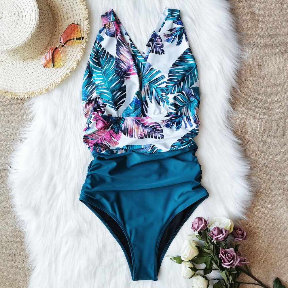 Sexy Triangle One-piece Swimsuit Women