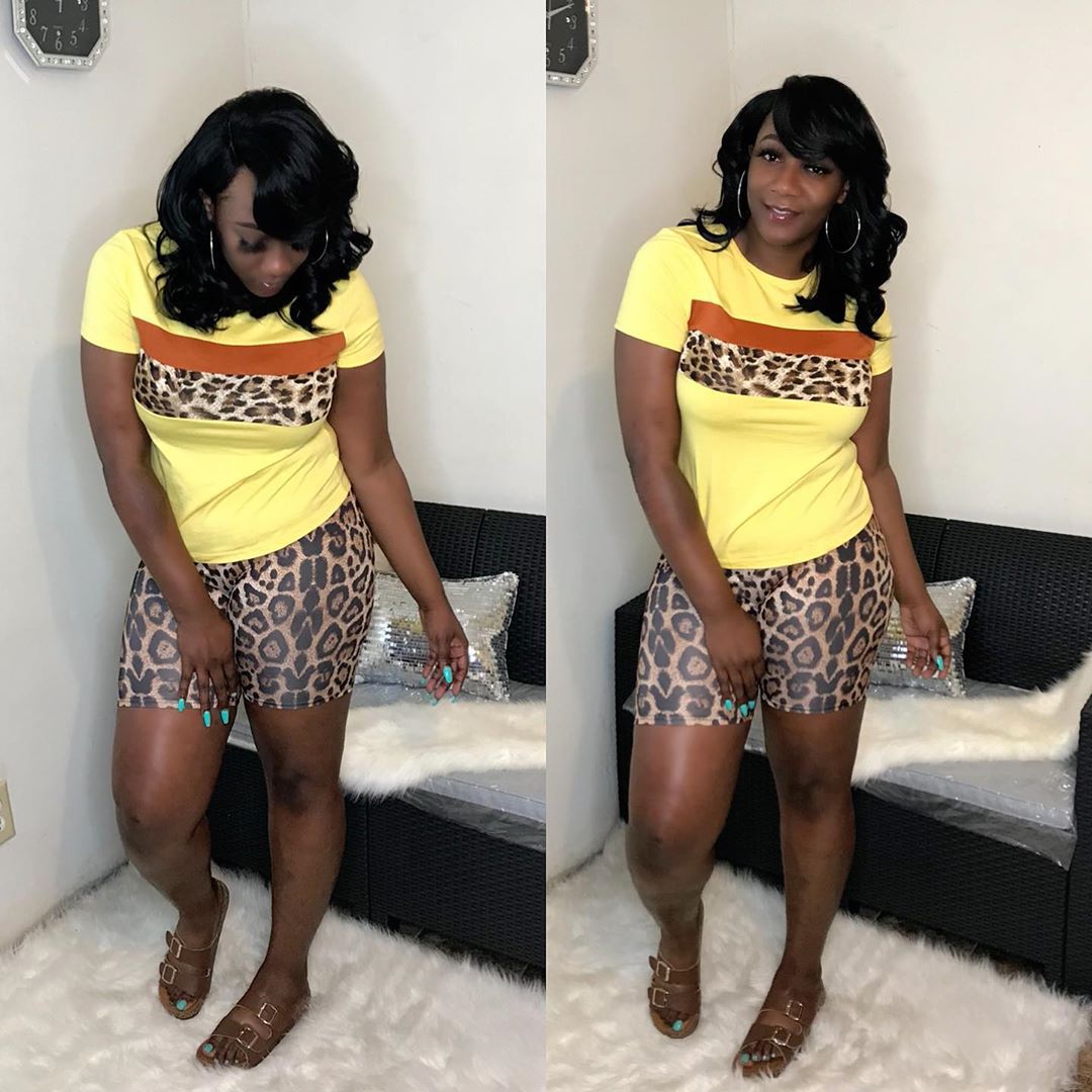 European And American New Product Leopard Print Stitching Suit Two-piece Suit