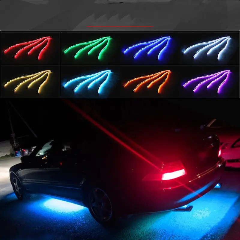 Car Remote Control Chassis Light Voice APP Colorful Decorative