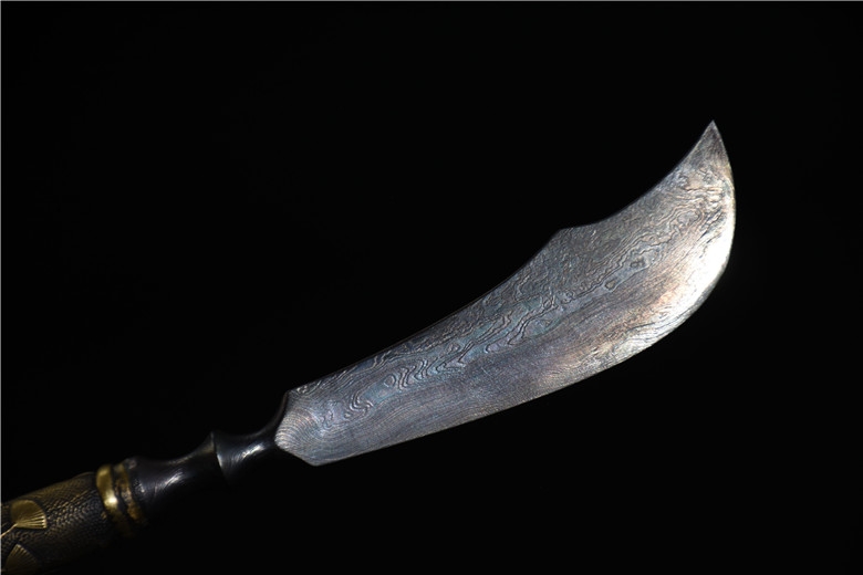 Household Pine Leaf Handle Guan Gong Tea Knife