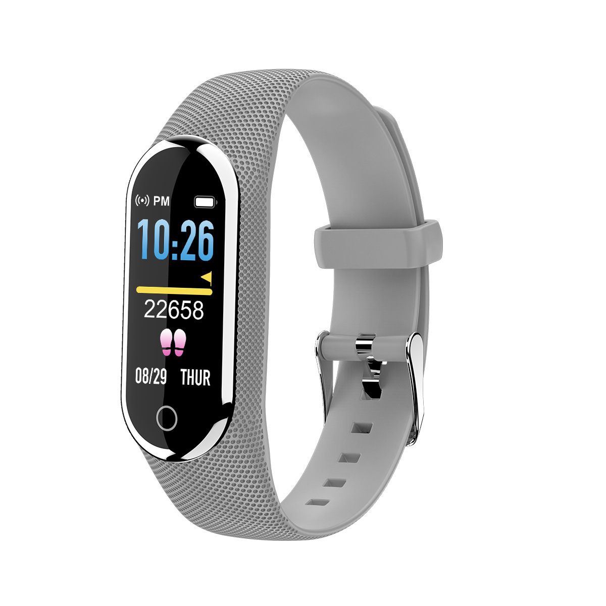 Title 5, IK08 Temperature Smart Bracelet Heart Rate Moni...