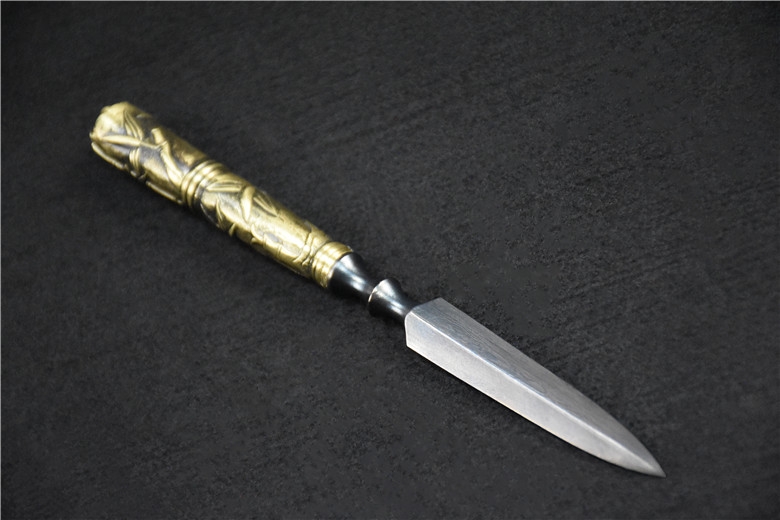 Longquan Tea Knife With Copper Handle