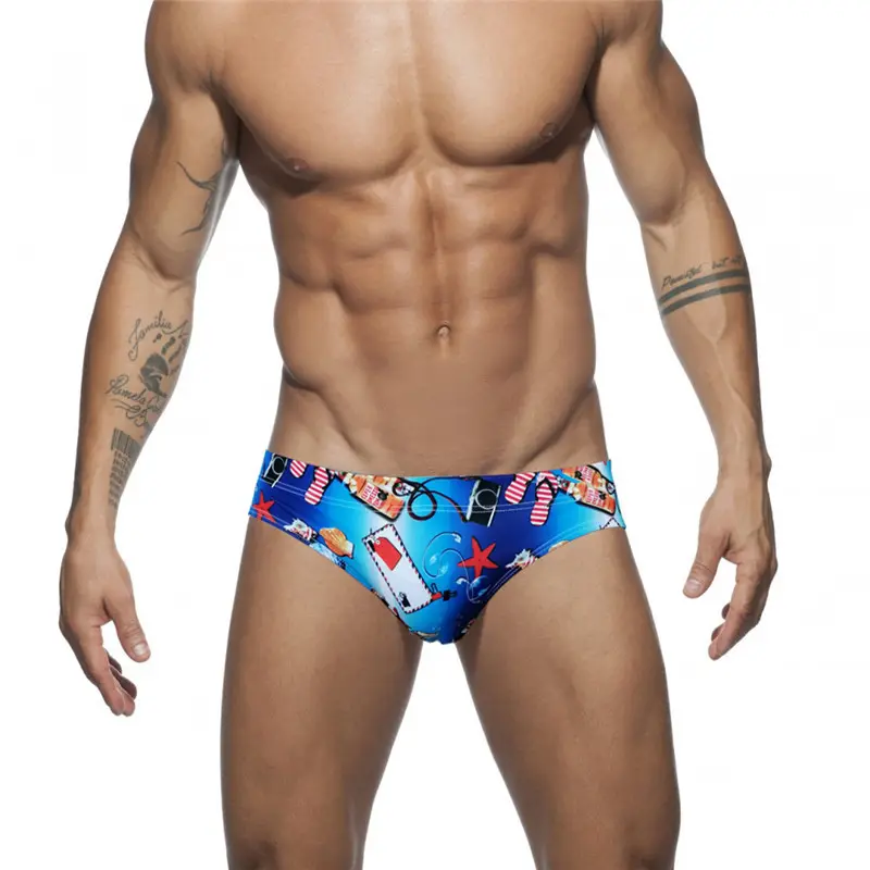 Men's Triangle Swimming Shorts Low Waist Anti-awkward