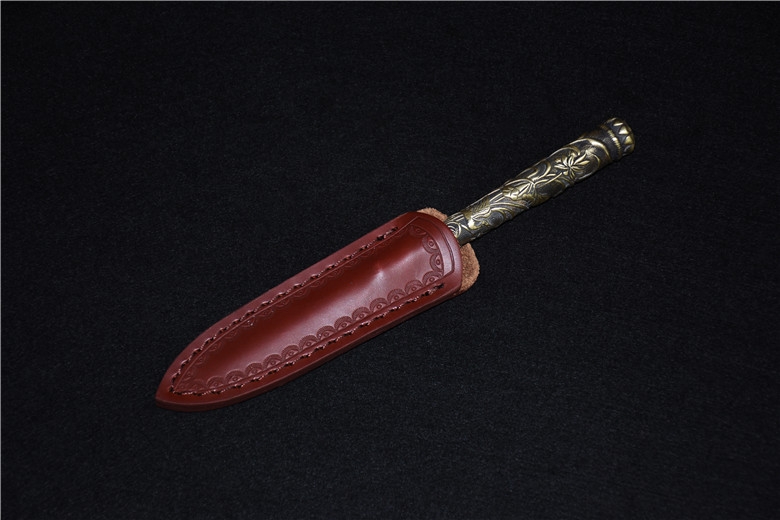 Longquan Tea Knife With Copper Handle
