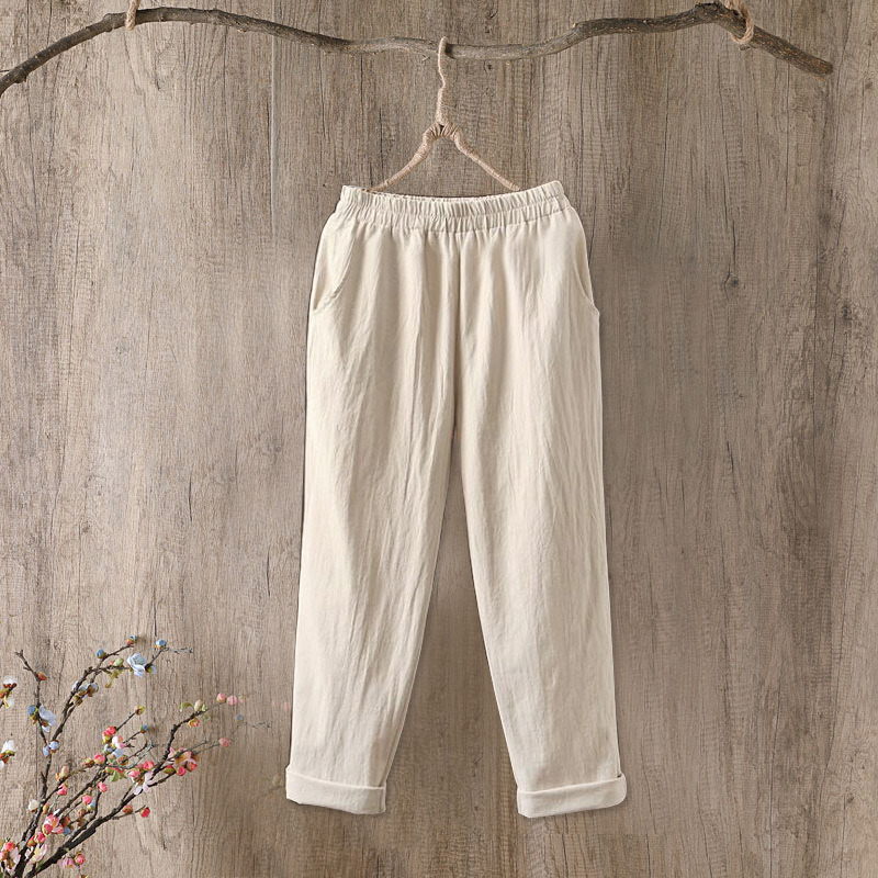 Title 4, Cropped Pants Loose Harem Casual Pants