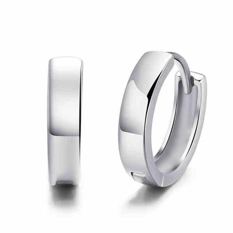 925 Sterling Silver Stud Earrings Hypoallergenic Women's Tremella