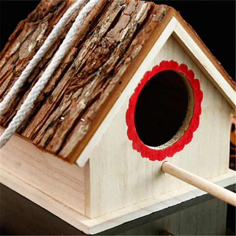Bird House Nest Outdoor Tree Parrot Breeding
